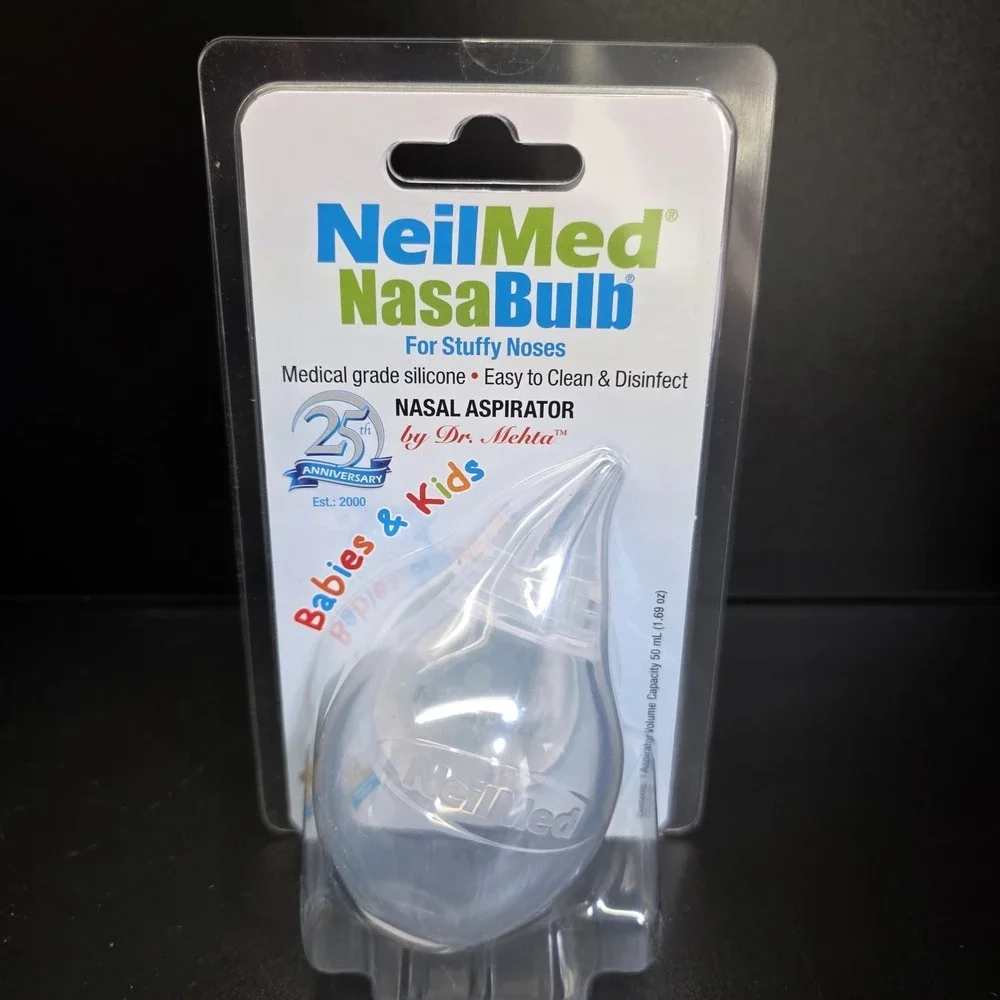 NeilMed Nasal Aspirator Bundle Baby OS‎ Blue Naspira NasaKleen NasaBulb 3pk New